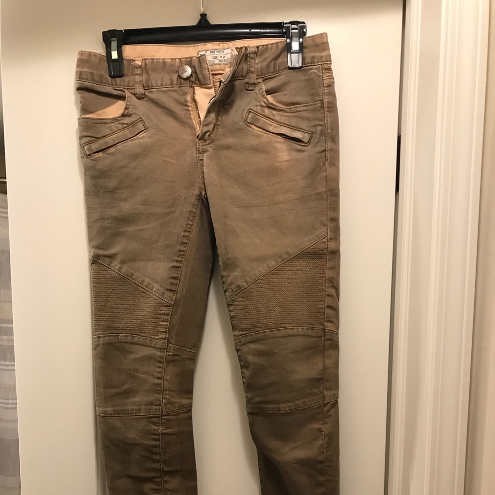 Free People Moto Jeans
